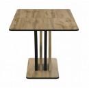 Стол обеденный SIGNAL VENTO дуб артизан/черный 120-160/68